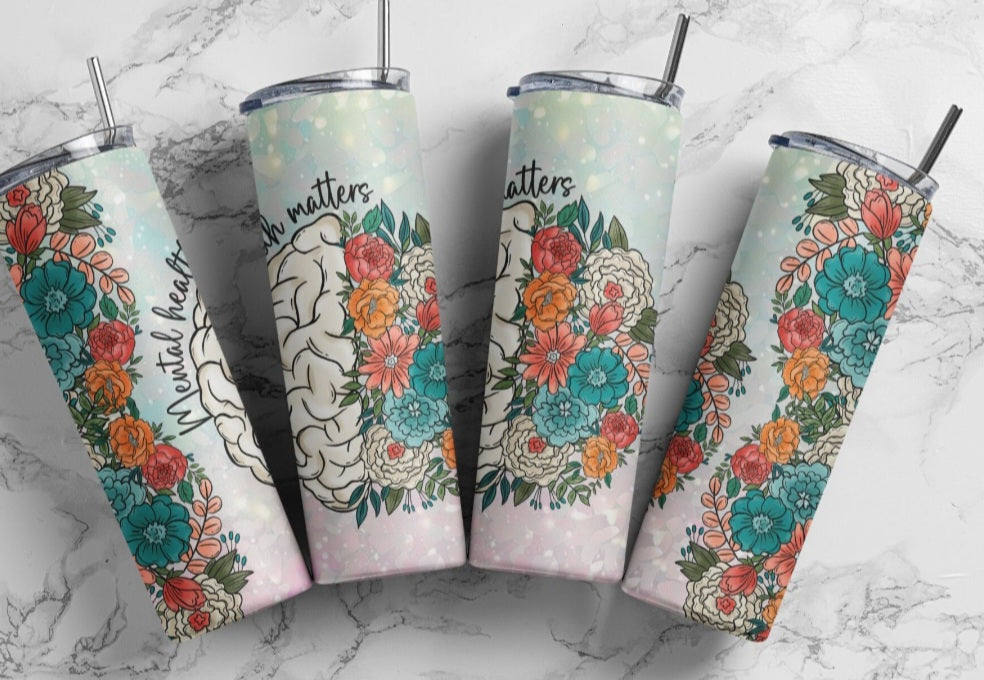 Mental health 20oz tumbler