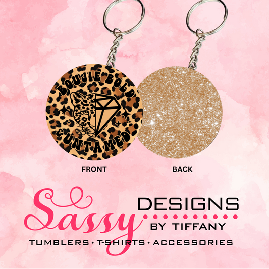 Boujie Bold & Untamed 2inch keychains