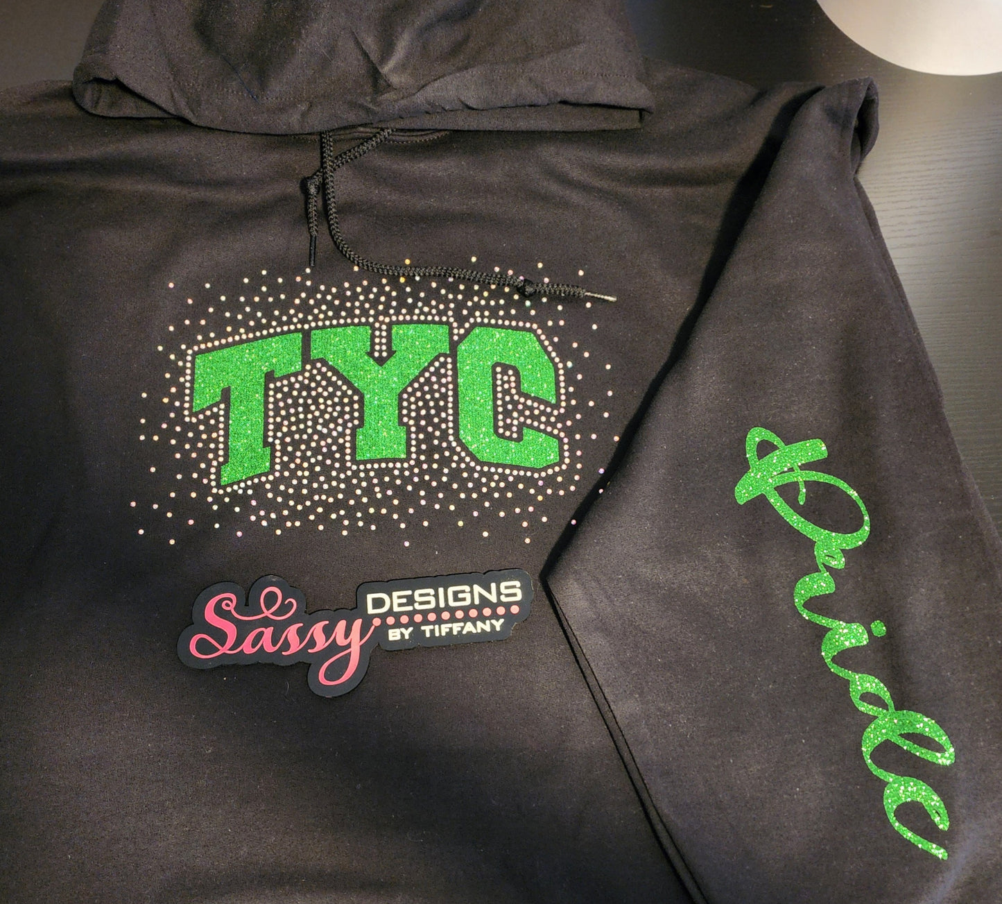 TYC Pride Rhinestone Hooded Sweatshirt